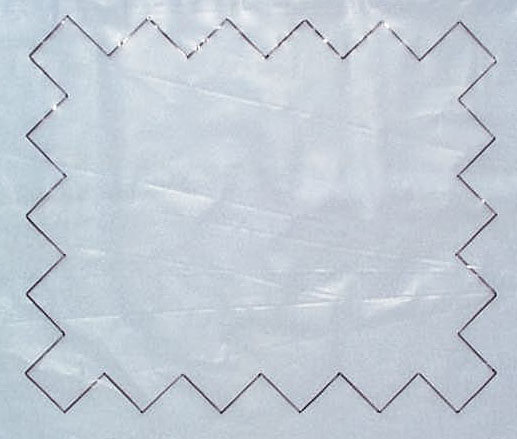 Pattern design on the plastic